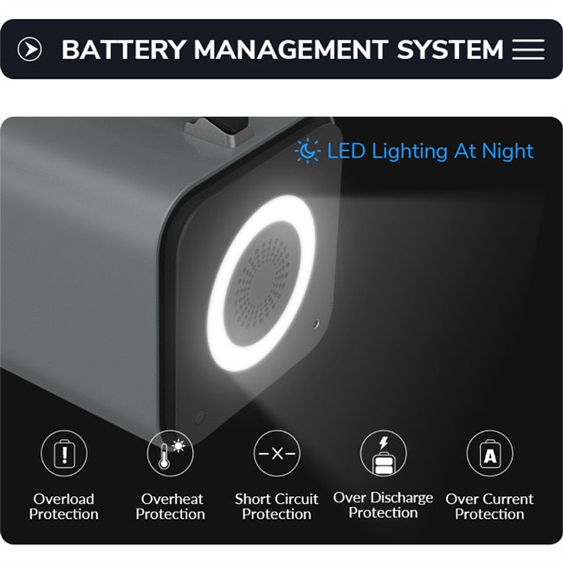 Portable Power Station | 600W | Your Mobile Energy Companion