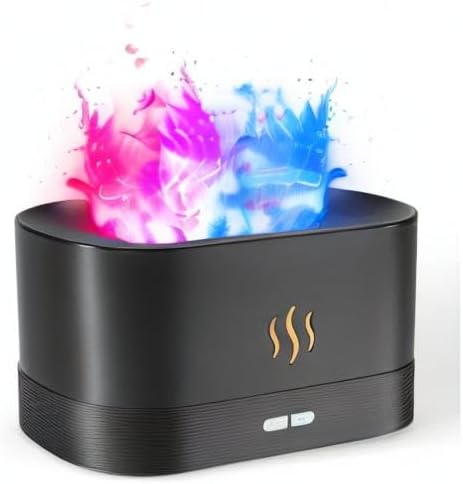 Colorful Flame Aroma Diffuser Humidifier I Auto-Off encalife