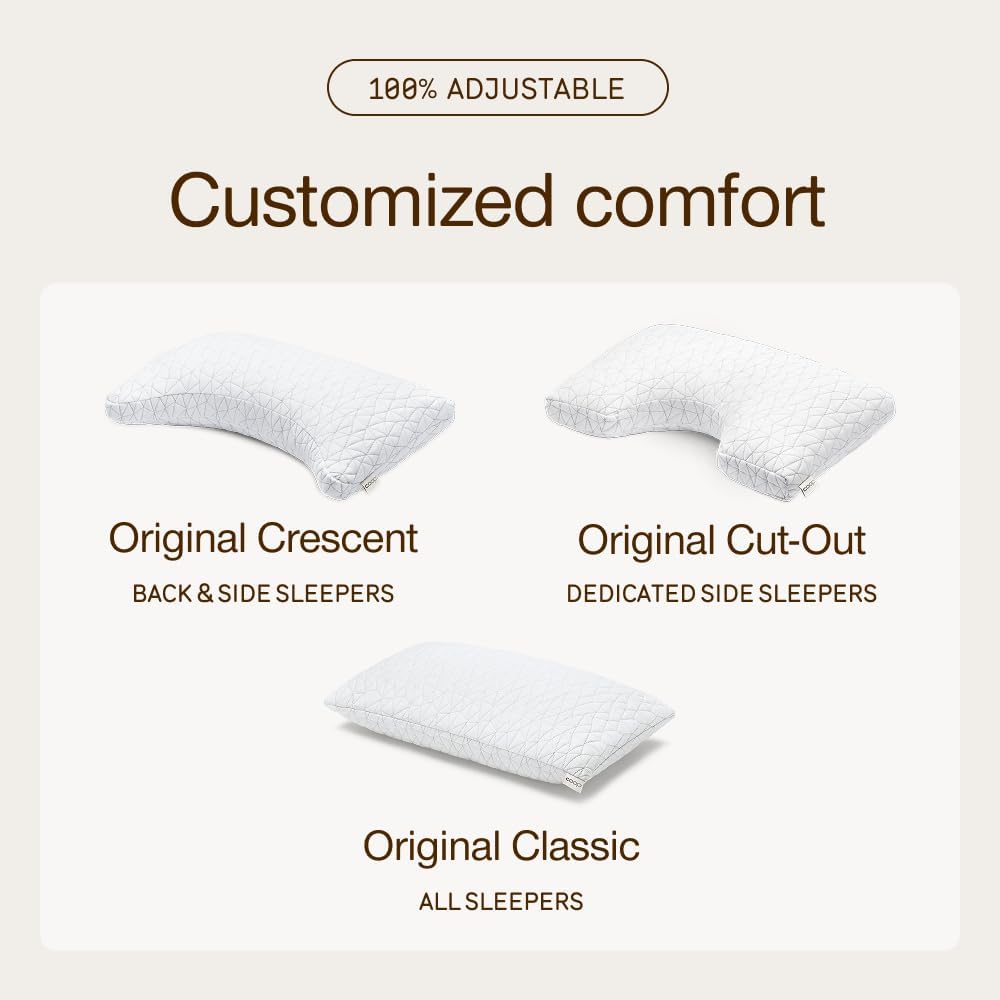 Side Sleeper Shoulder Cut Out Pillow encalife