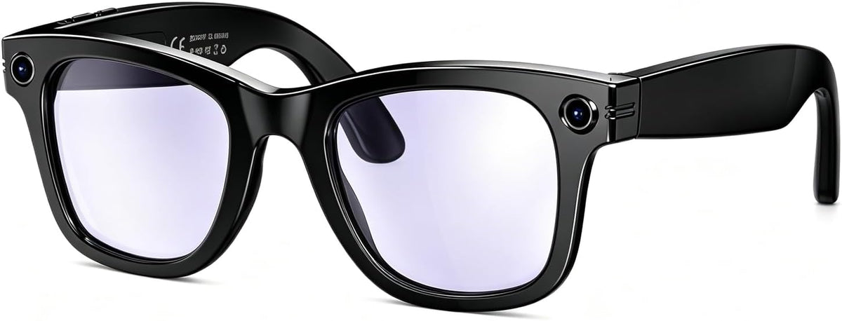 AI camera Bluetooth smart glasses with video recording and wireless audio