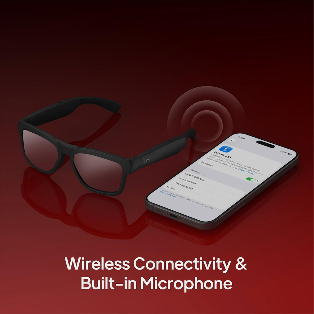 Open Ear Bluetooth Smart Glasses encalife
