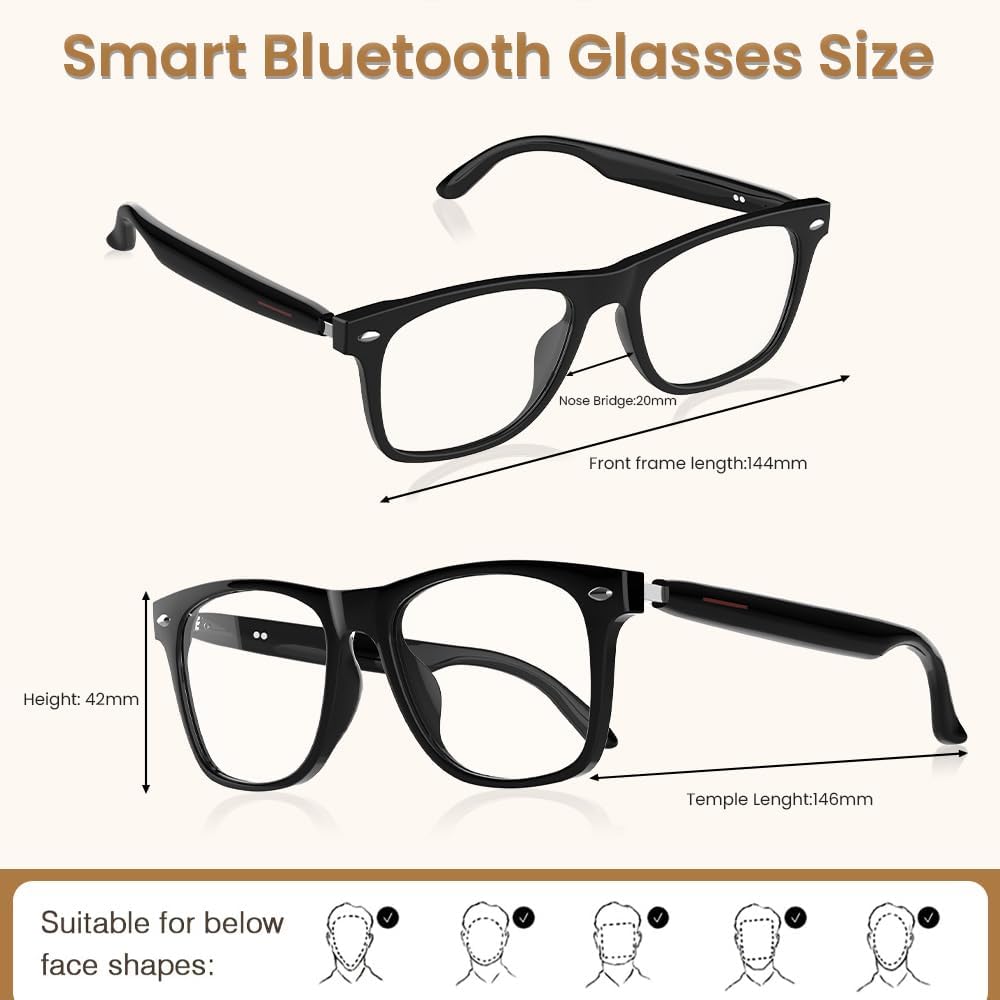 Bluetooth Audio Smart Glasses encalife