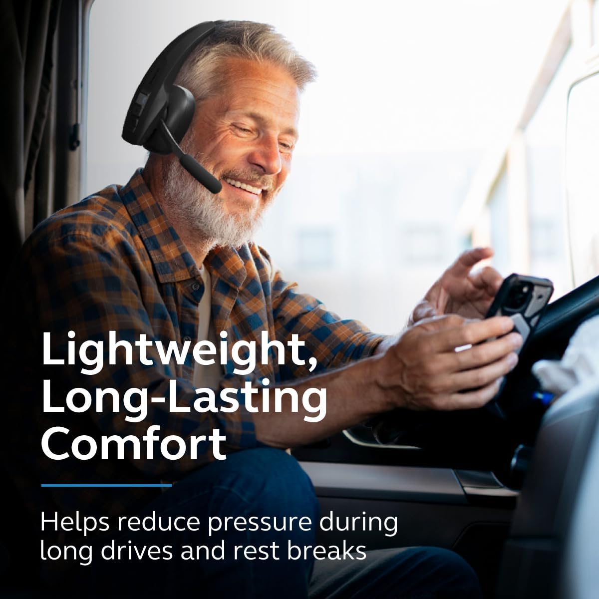 Trucker Bluetooth Headphones with Noise Cancellation encalife