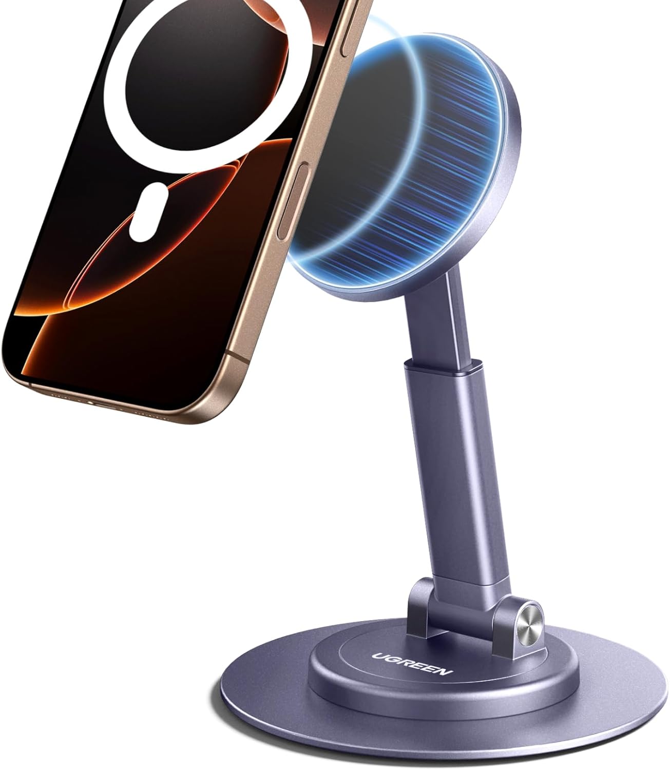Magnetic Mobile Stand With Adjustable Height And Rotation encalife