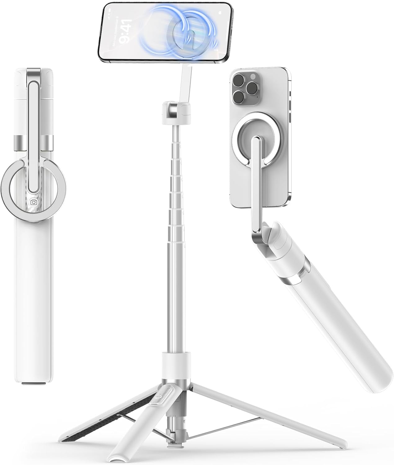 68-Inch Magnetic Selfie Tripod With Rechargeable Remote encalife