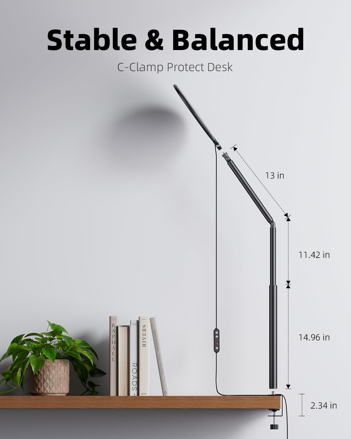 RGB Lighting Collection Adjustable Desk Ring Light encalife
