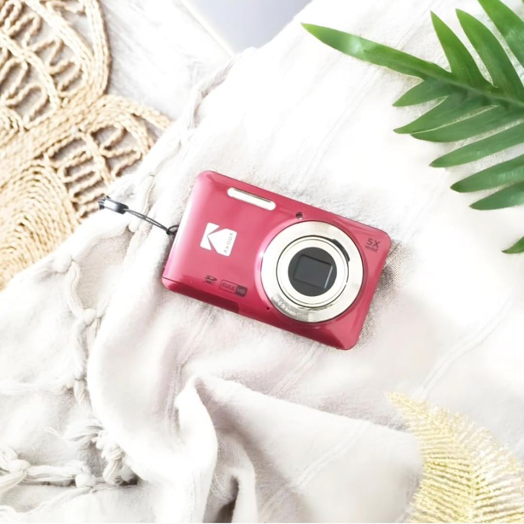 Kodak PIXPRO FZ55 Red Digital Camera encalife