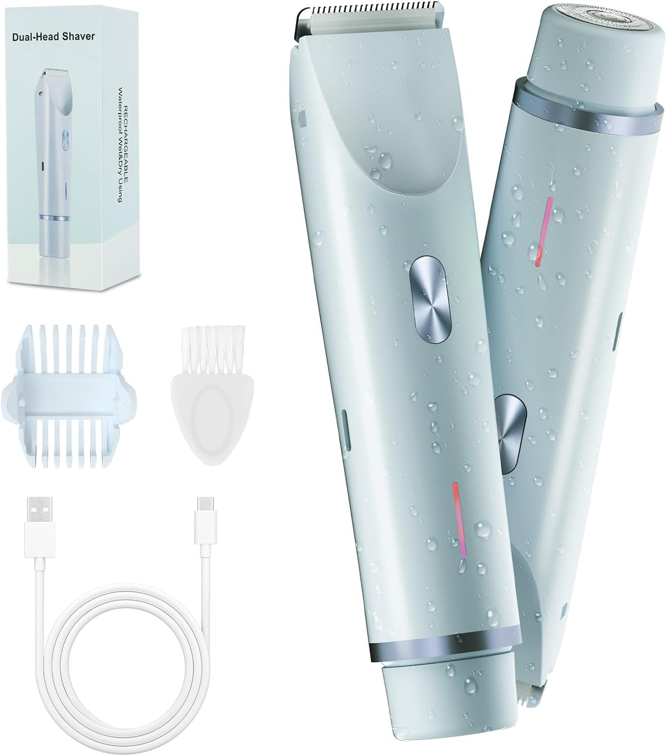 Dual Head Electric Razor Women Bikini Trimmer encalife
