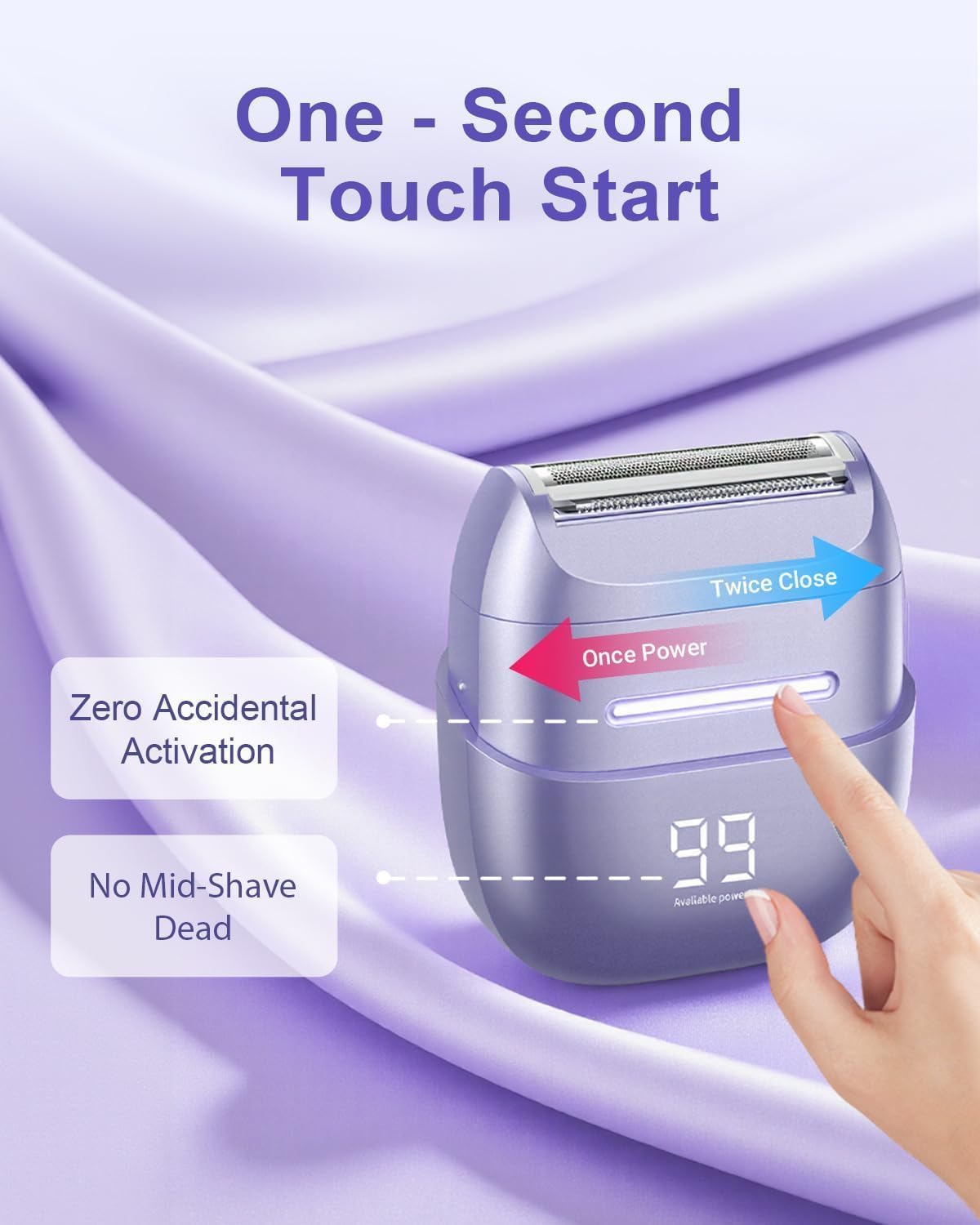 Waterproof Electric Razor Women Love For Travel encalife