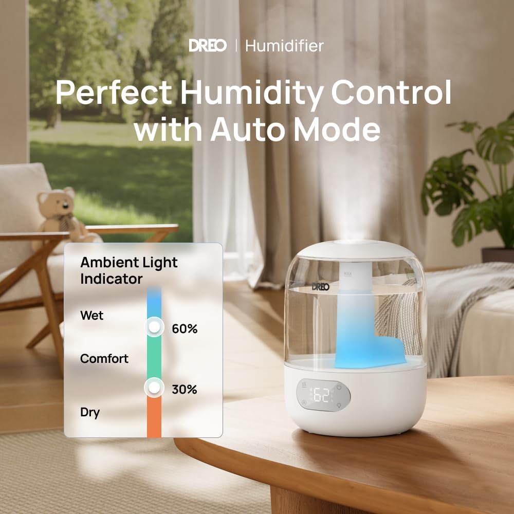 Cool Mist Humidifier | 3L Capacity | With Night Light & Aroma Tray encalife