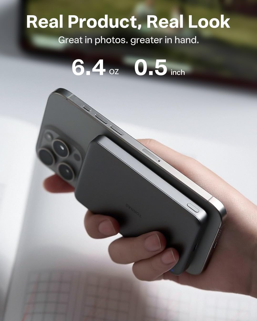 Ultra-Slim 10,000mAh Magnetic Power Bank Fast Charger encalife