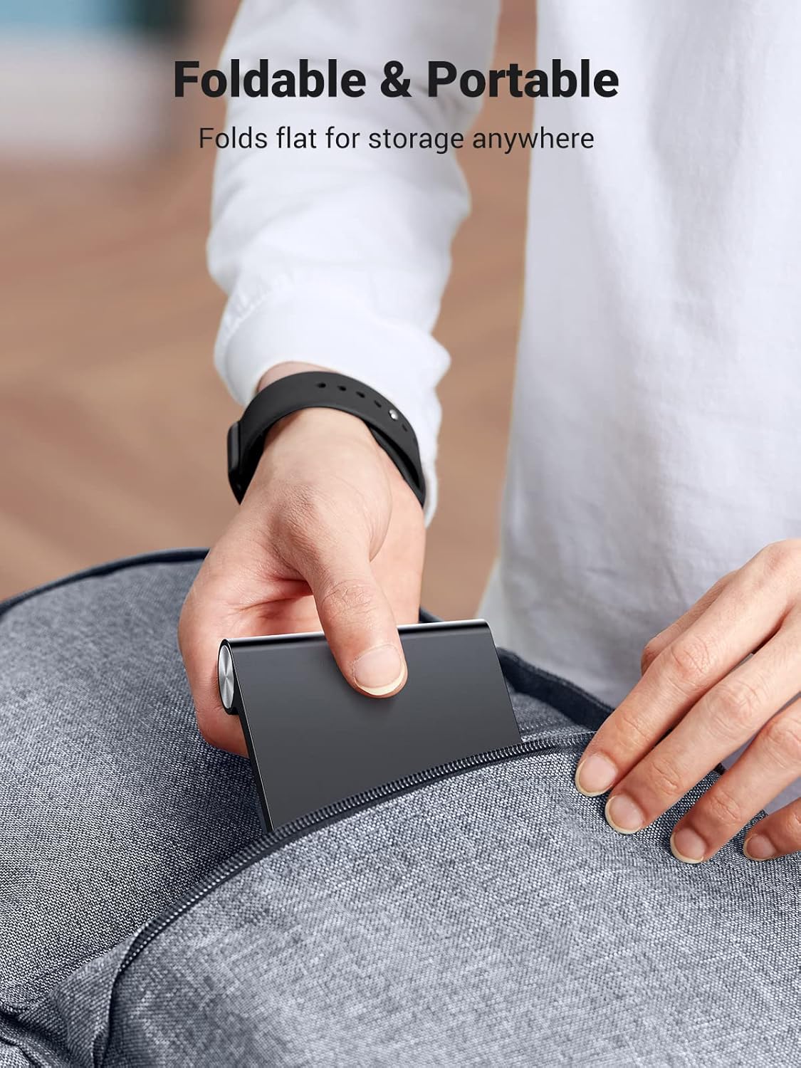 Mobile Stand Foldable Compact Desk Phone Holder Cradle encalife