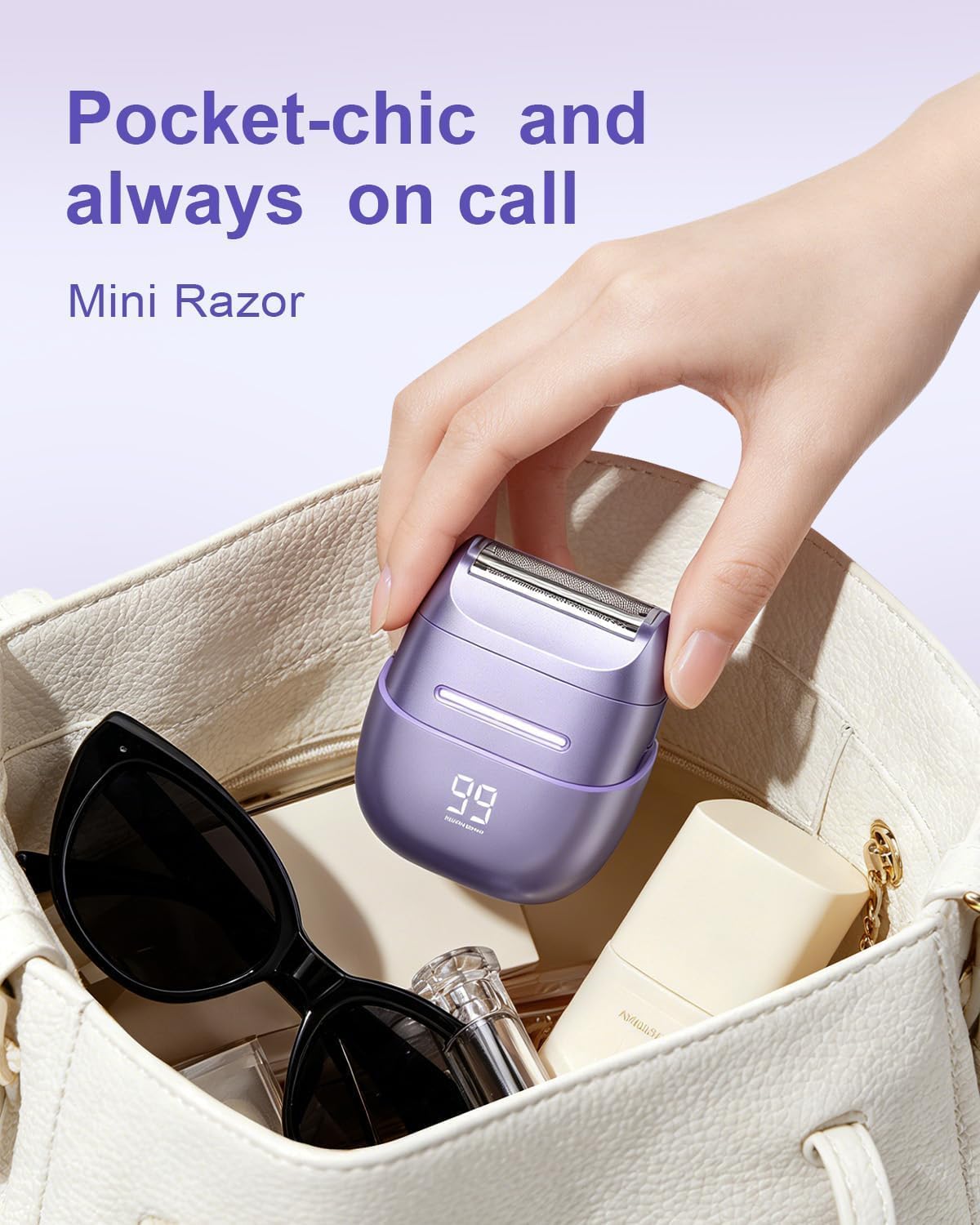 Waterproof Electric Razor Women Love For Travel encalife