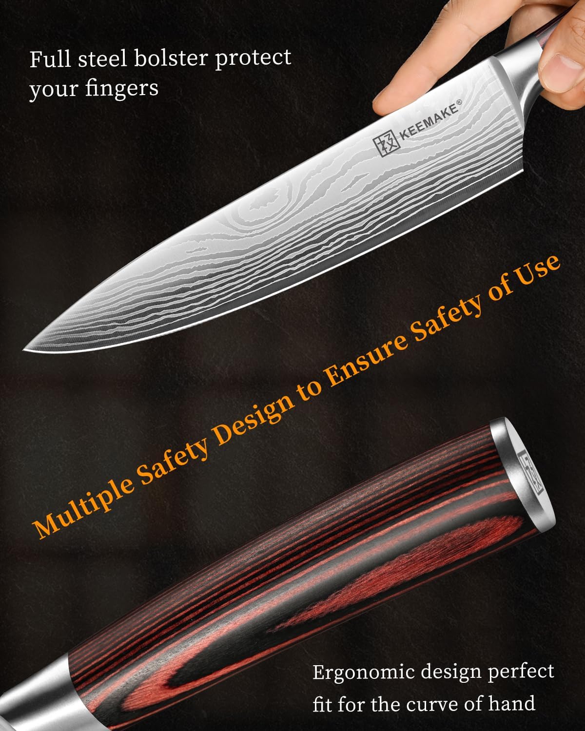 Kitchen Knife Set | 3PCS Chef Knife Set encalife