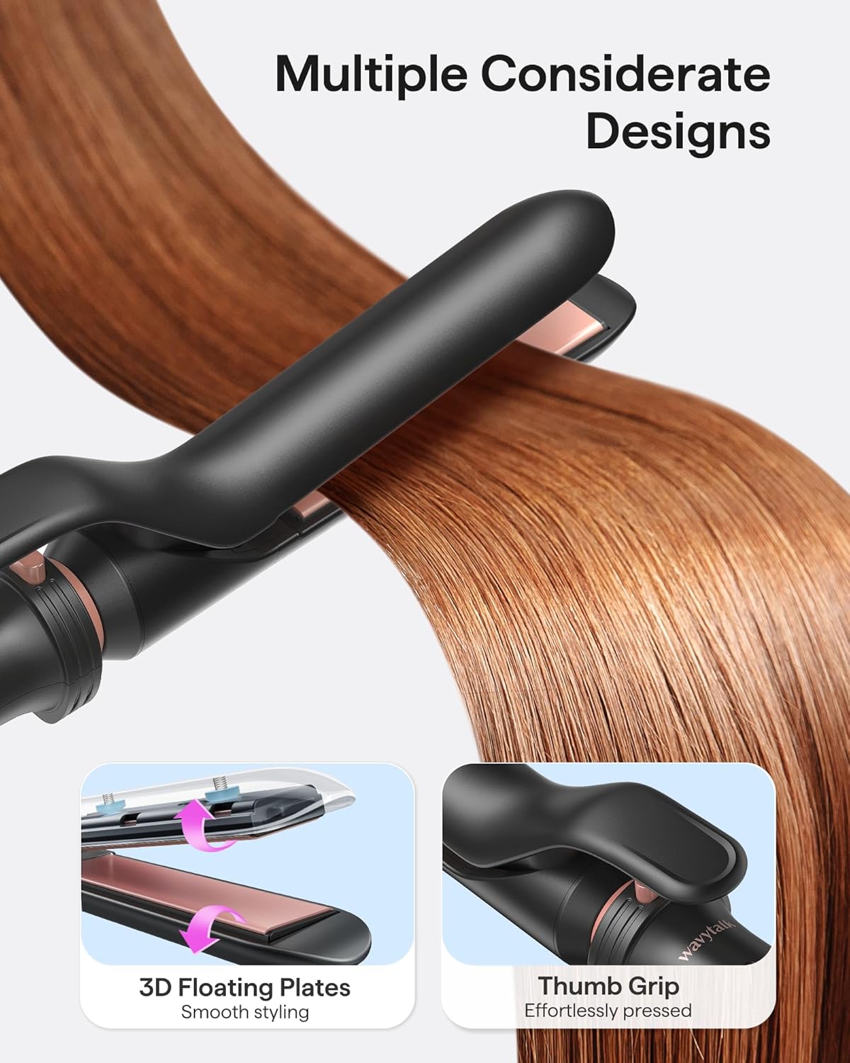 5 in 1 Curling Wand Set | Wavytalk Ceramic Hair Styler encalife