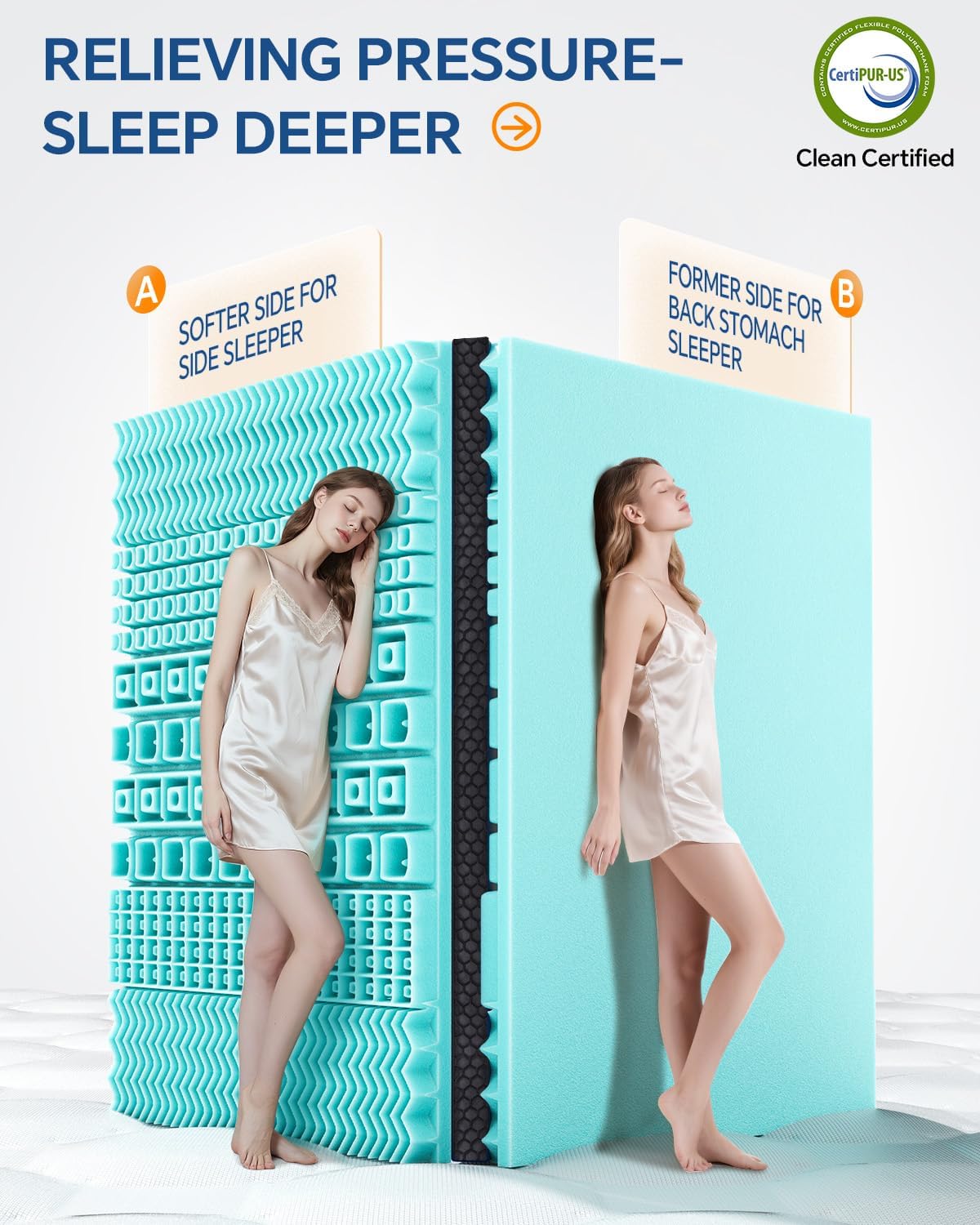 Black King Mattress Topper encalife