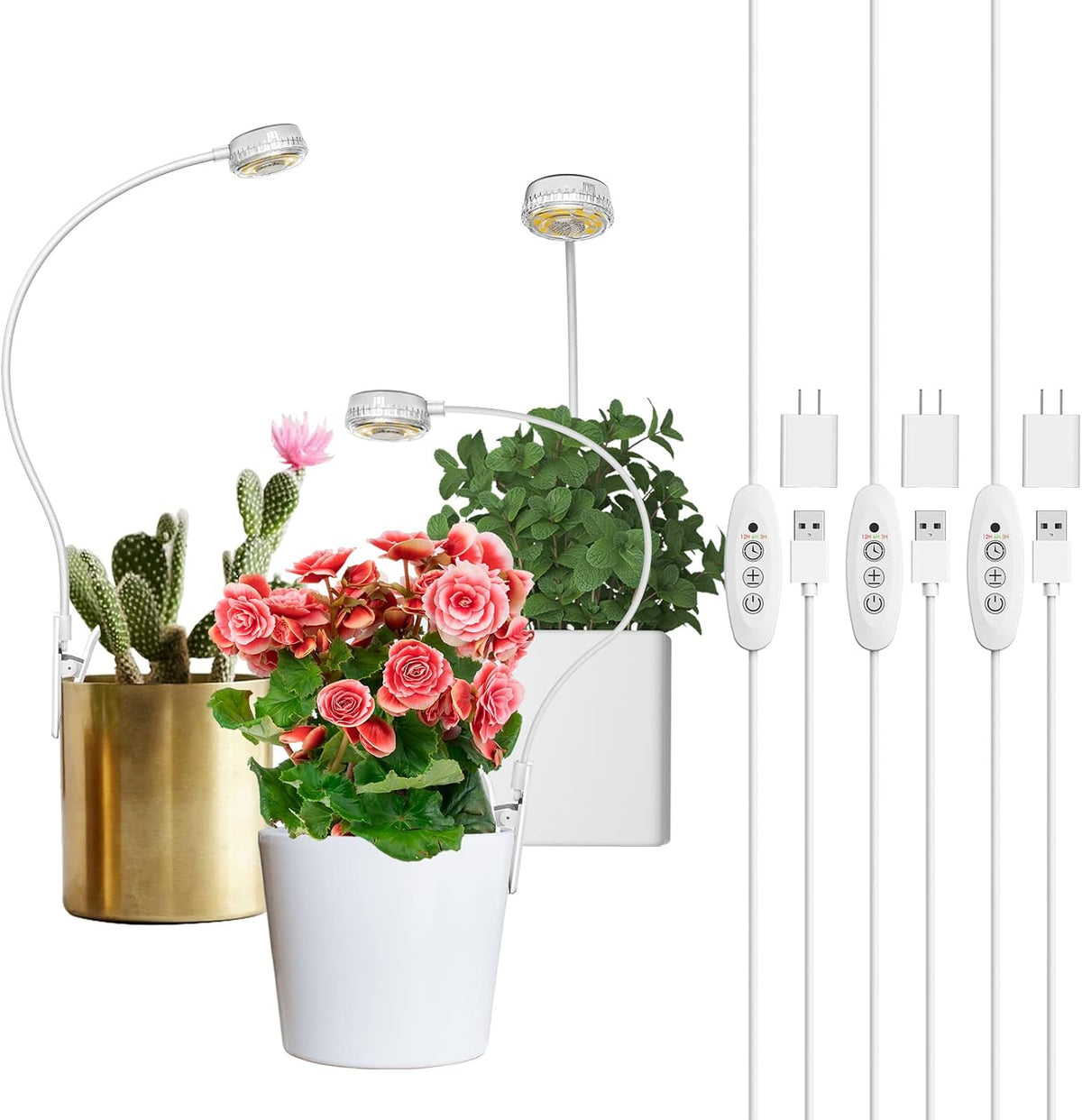 Grow Light For Indoor Plants | Pot Clip Full Spectrum encalife
