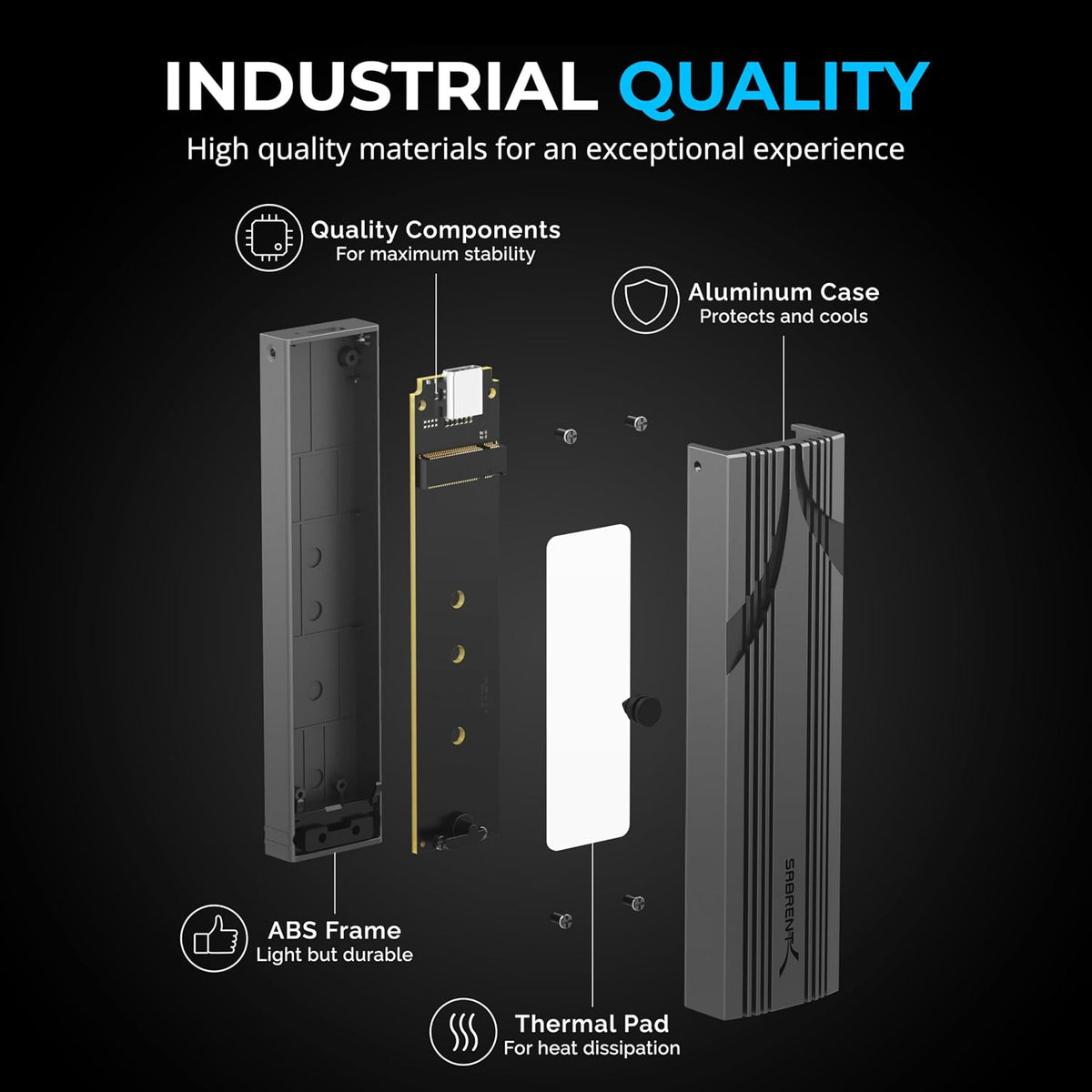 Portable NVMe SSD Enclosure For Ultra Fast Storage encalife