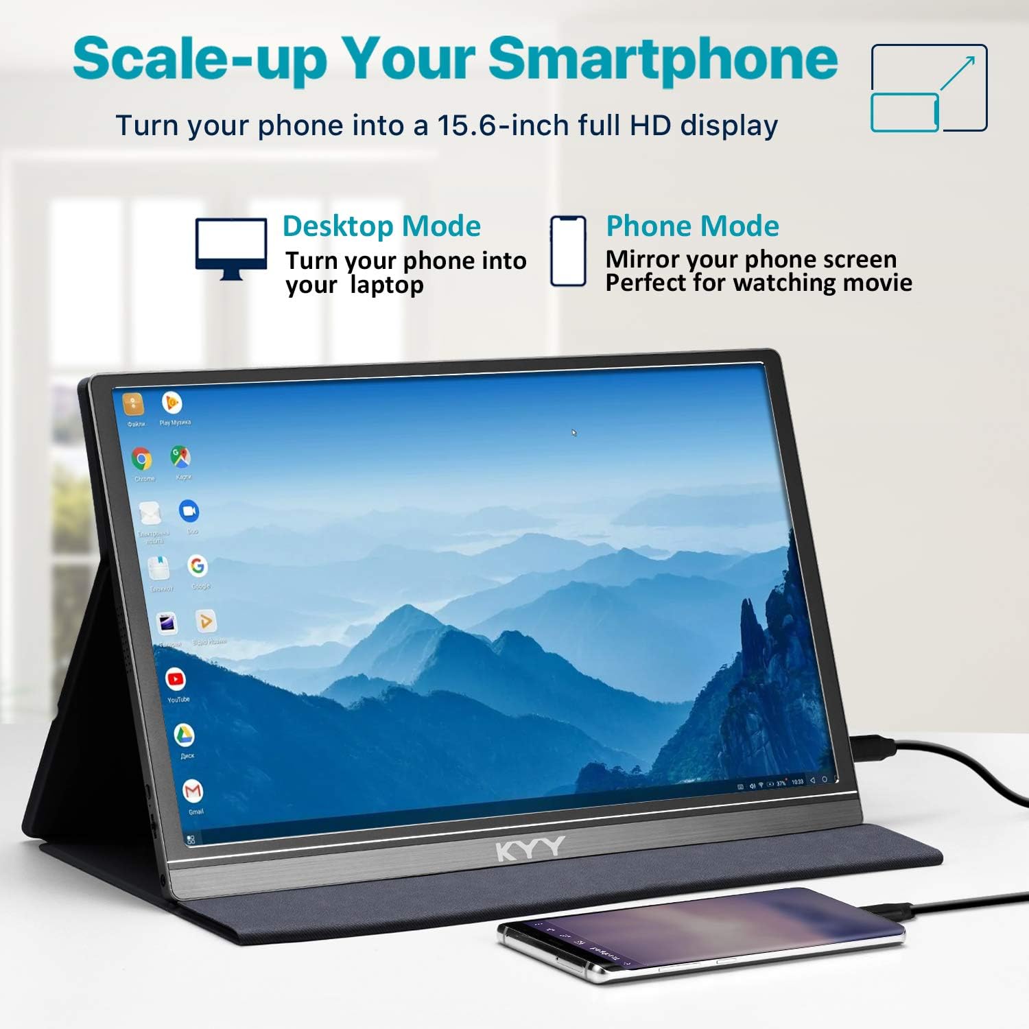 15.6-Inch Laptop Screen Extender Portable Monitor encalife