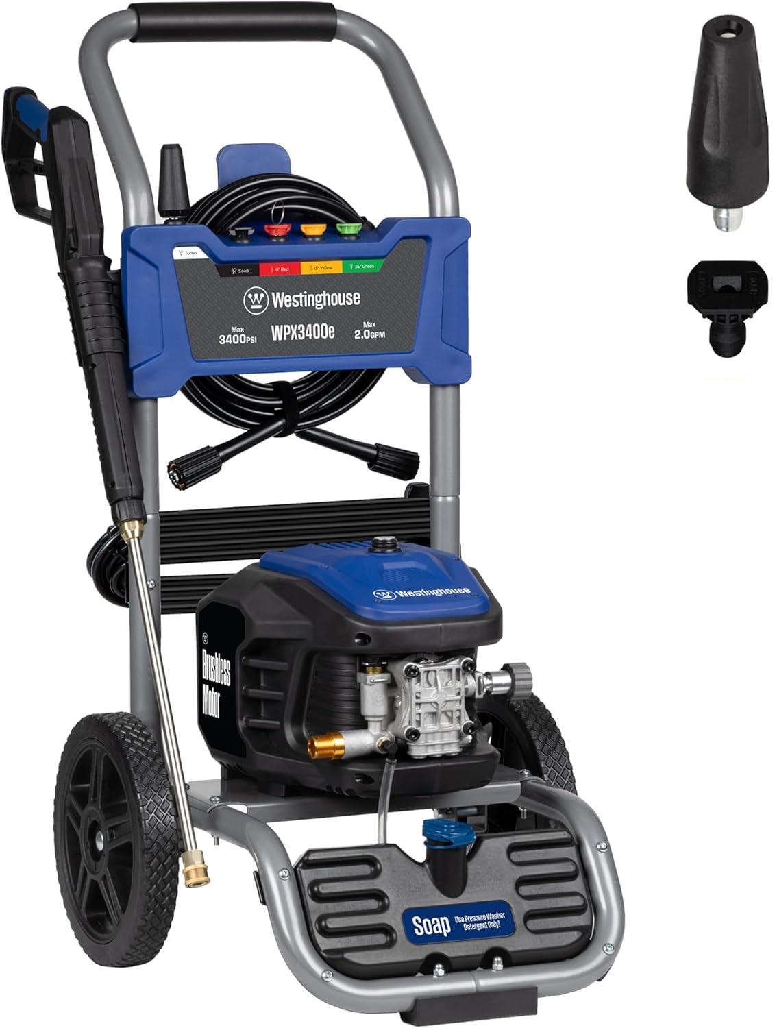 Pressure Washer | 3400 PSI Brushless Electric Cleaner