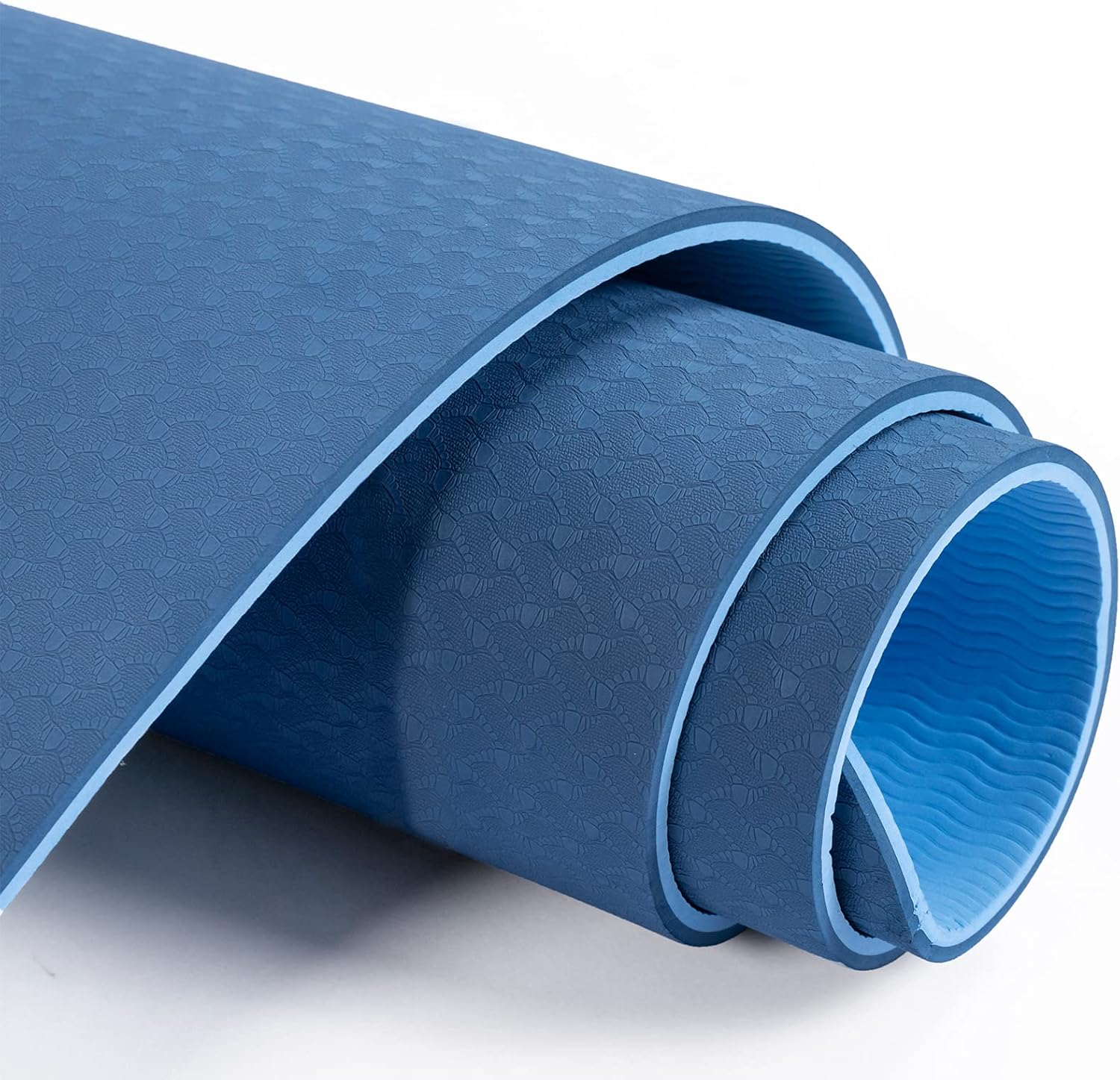 Eco Non Slip TPE Yoga Mat With Carry Bag encalife