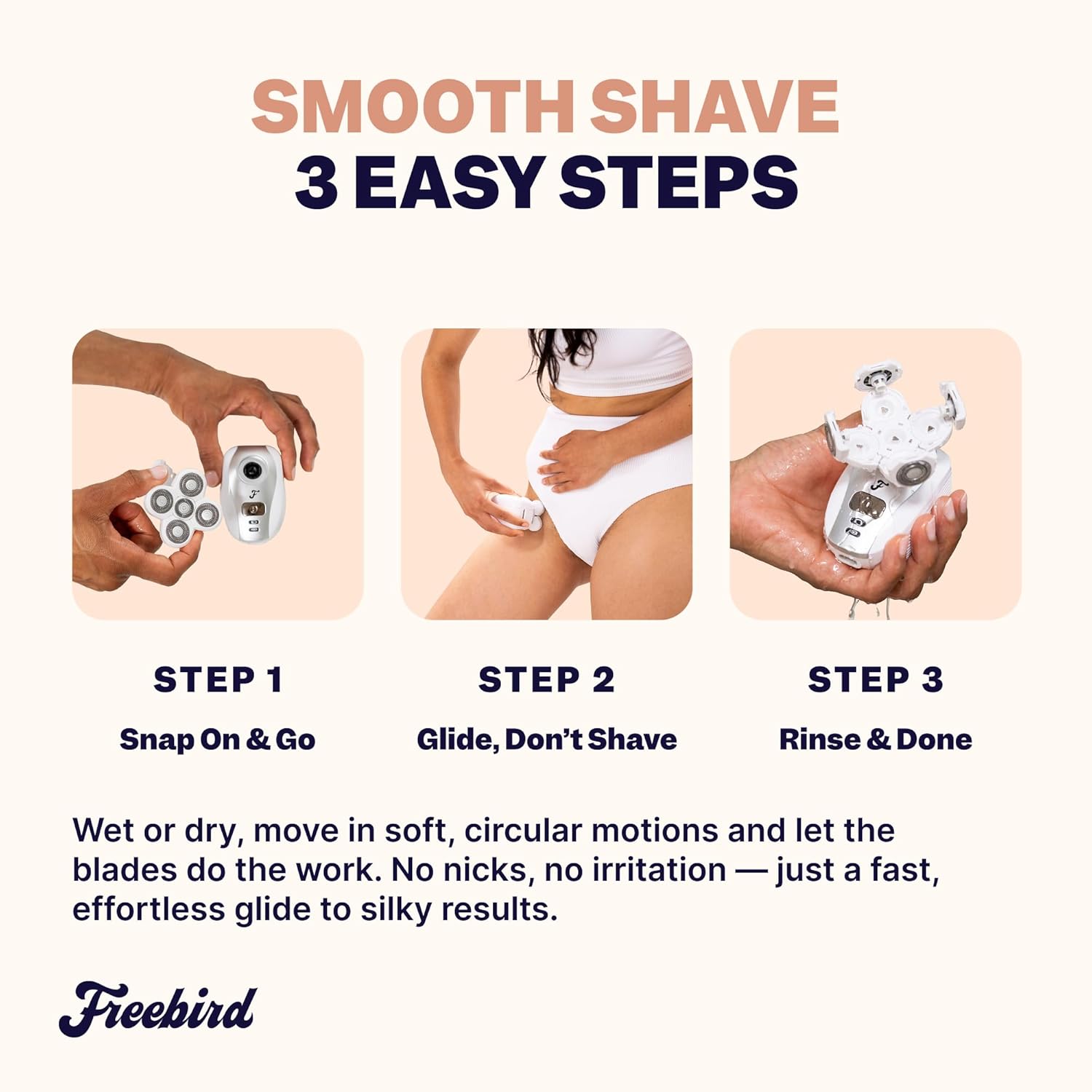Flex Electric Razor Women Sensitive Bikini Shaver encalife