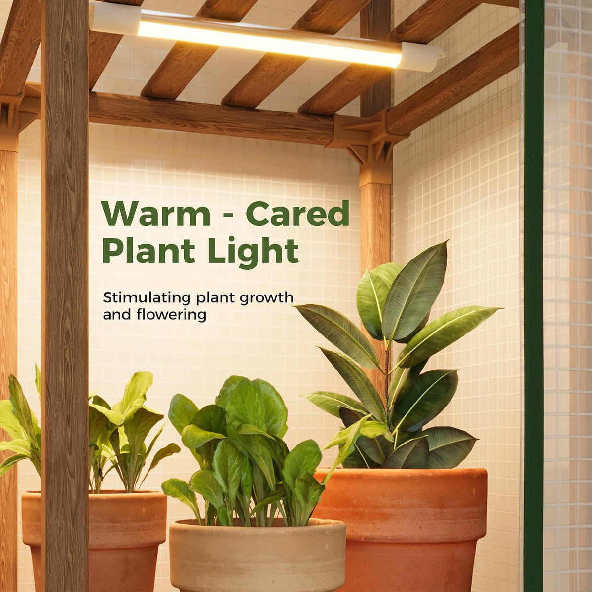 Grow lights for indoor plant | 3-Tier Mini Greenhouse encalife