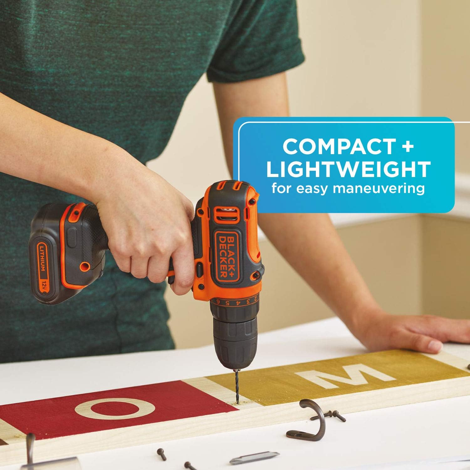Cordless Drill Driver | Compact Power Drill Kit encalife