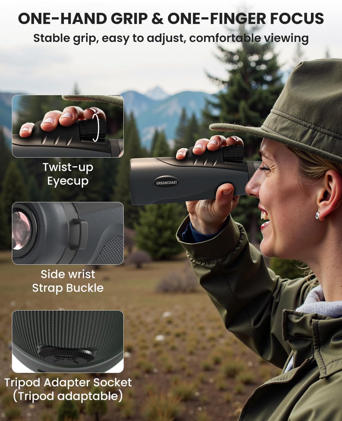 15x54 Waterproof Monocular I Bird Watching I Hiking encalife