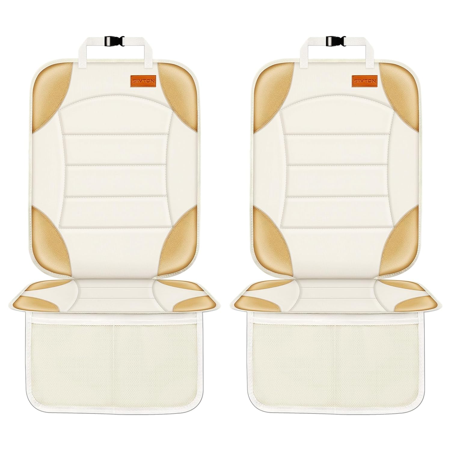 Waterproof Child Car Seat Protector with Mesh Pockets encalife
