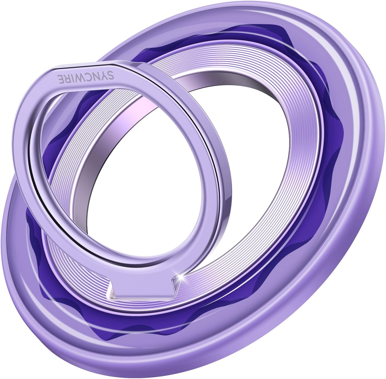 N55 Double Magnetic Phone Ring Grip Stand encalife
