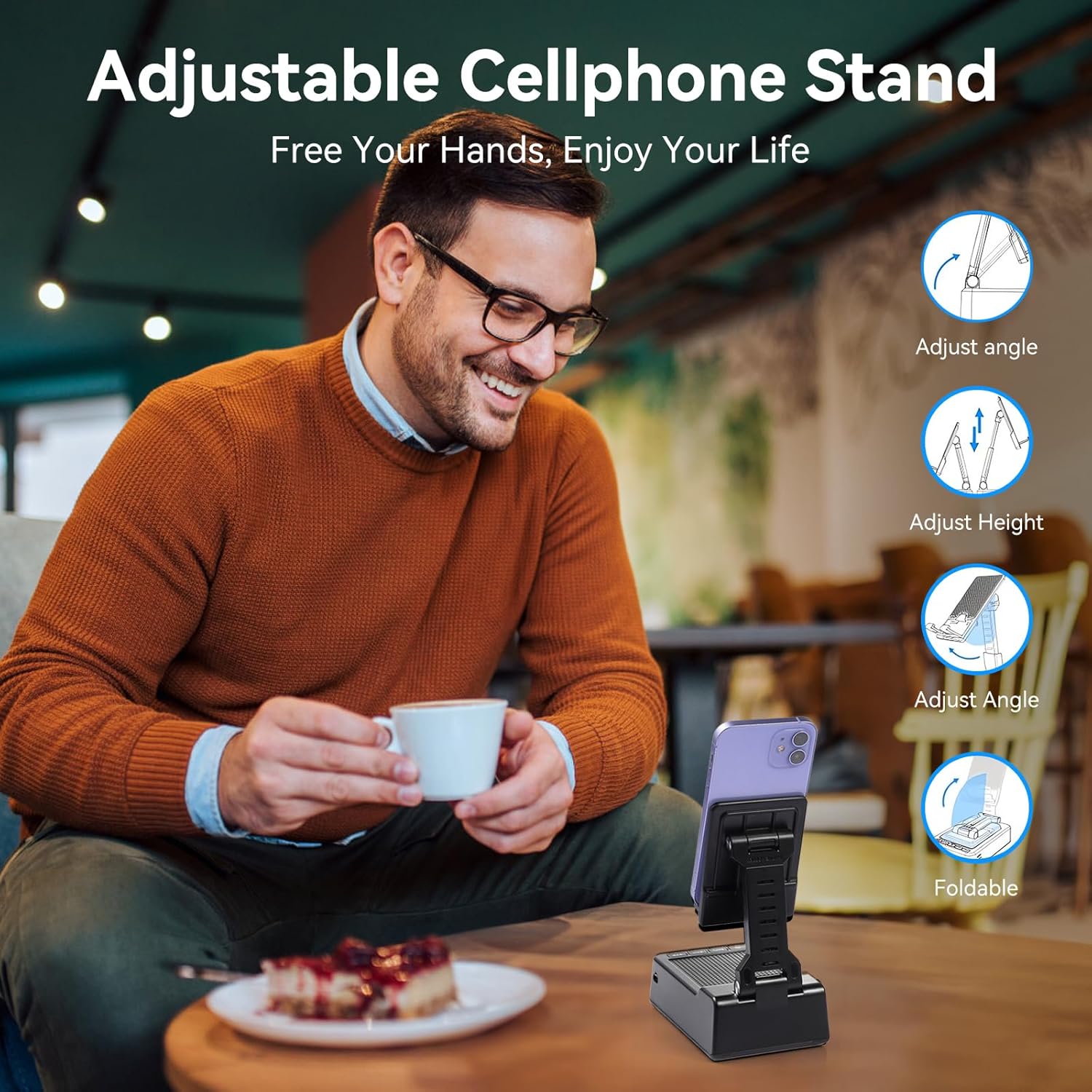 Bluetooth Speaker Mobile Stand With Power Bank Charging encalife
