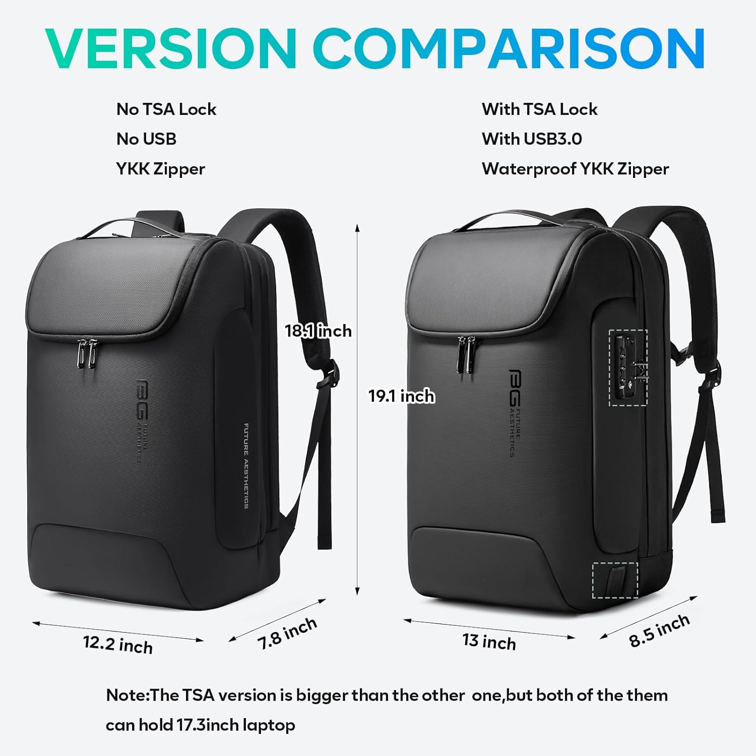 Anti Theft Business Laptop Backpack encalife