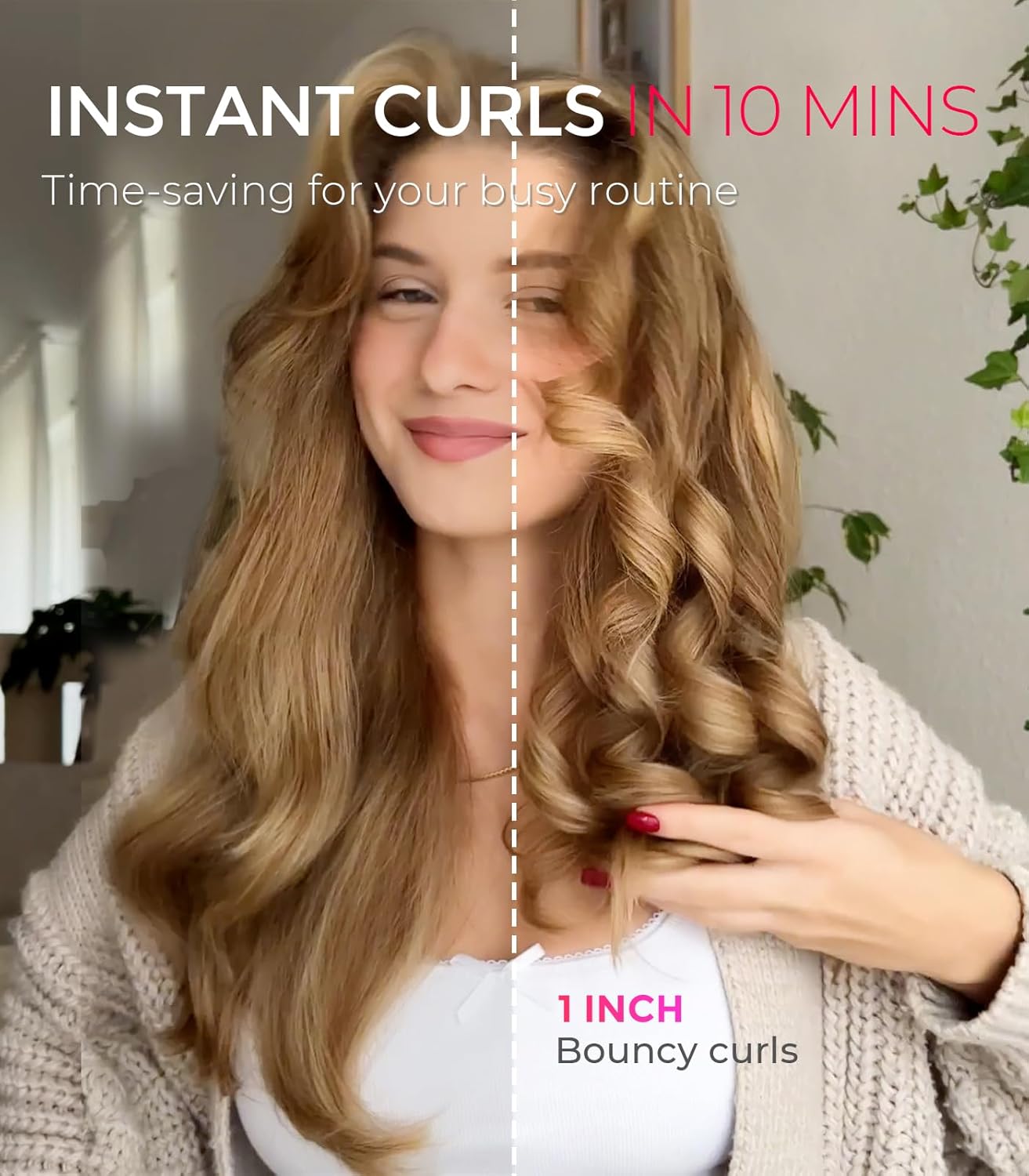 Automatic Curling Iron | Portable Beach Waves Hair Curler encalife