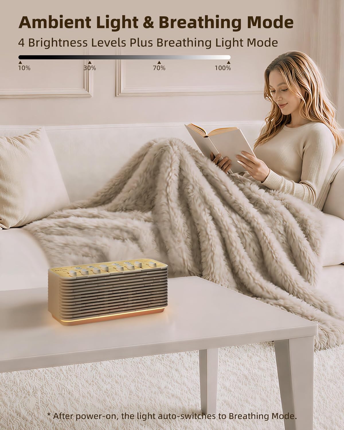 Sound Machine for Sleeping with White Noise encalife