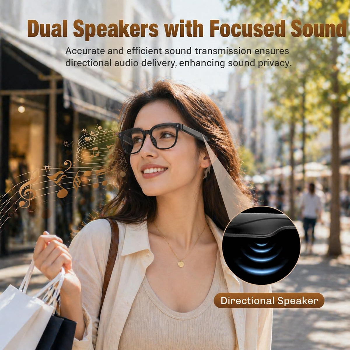 AI Translation Camera Smart Glasses encalife