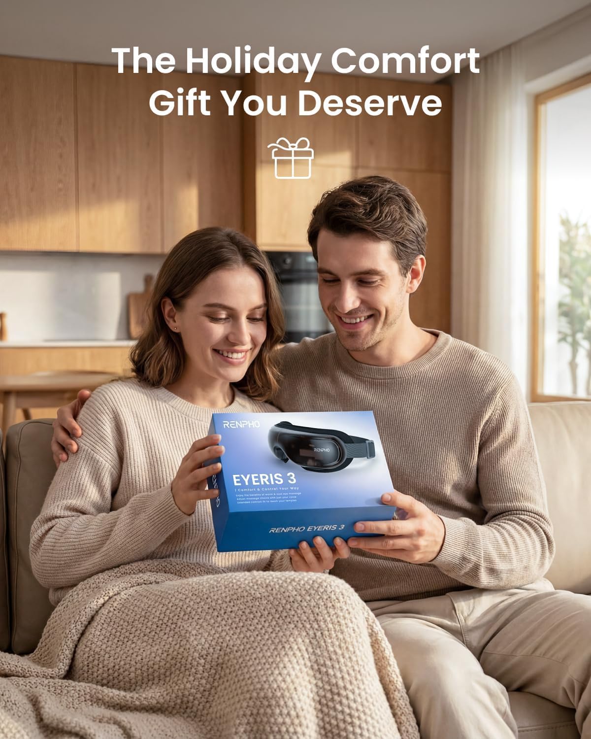 Eye Massager With Heat Cooling Voice Control encalife