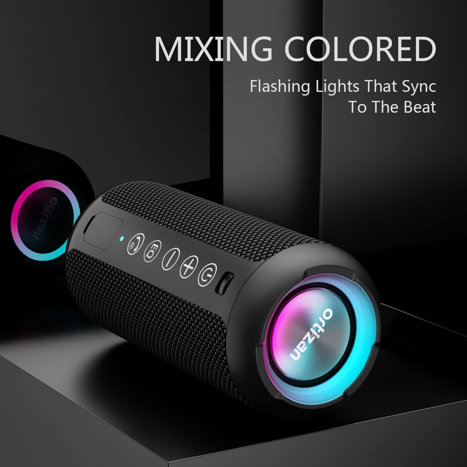 24W Waterproof Bluetooth Speaker With Deep Bass encalife