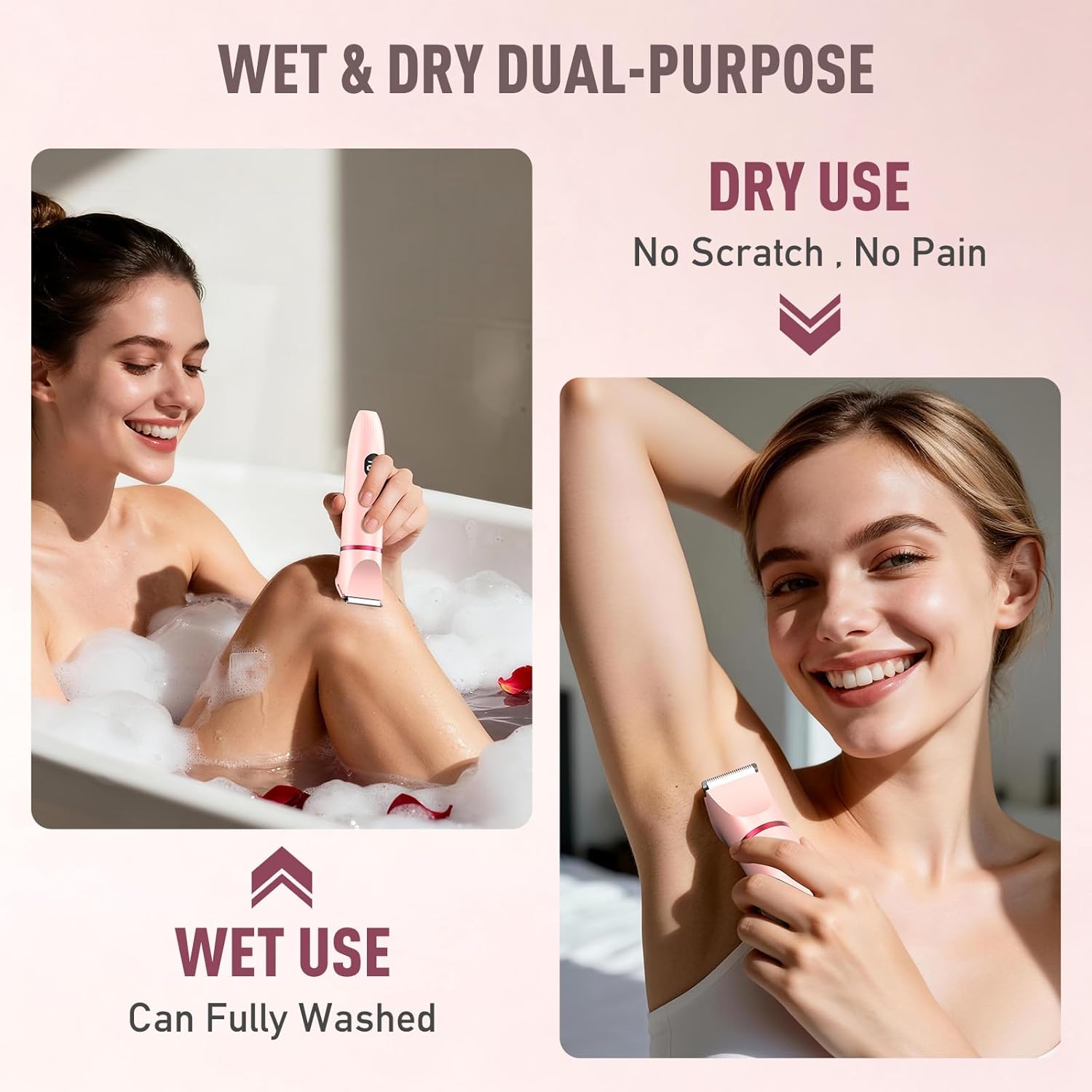 Waterproof Electric Razor Women Bikini Trimmer Set encalife