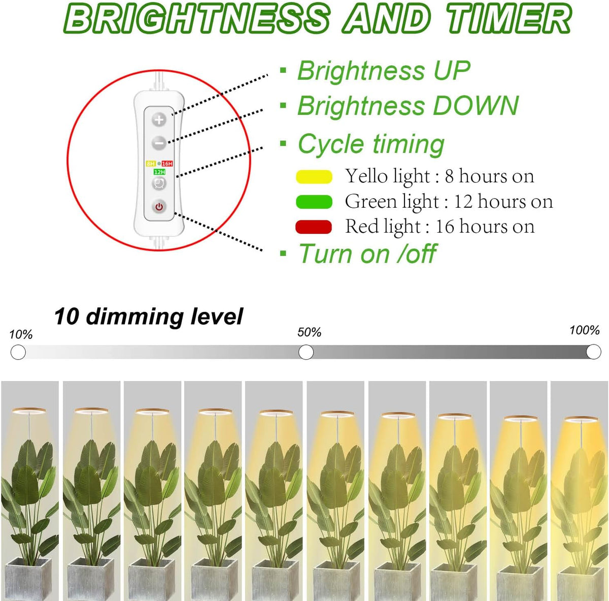 Grow Lights for Indoor Plants | Halo LED Plant Light encalife