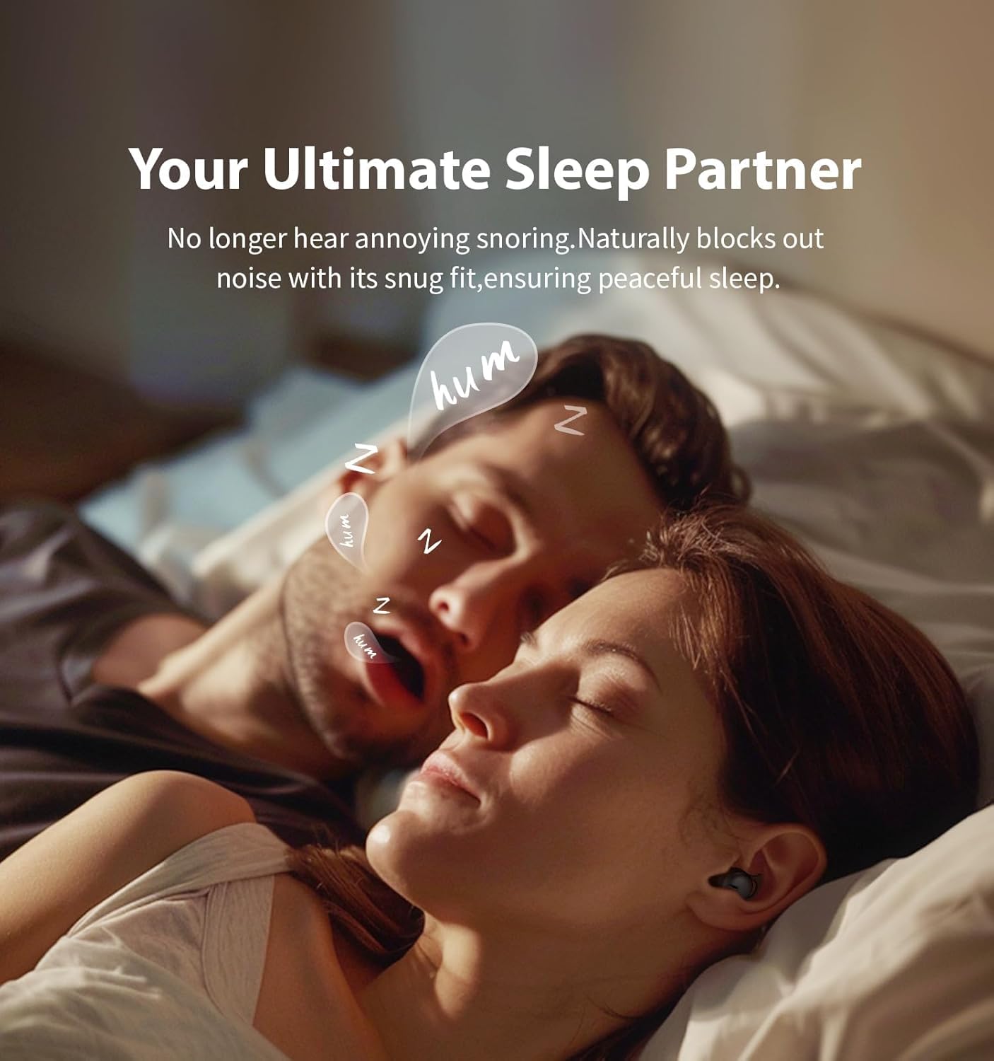 Invisible Bluetooth Sleep Earbuds for Side Sleepers encalife
