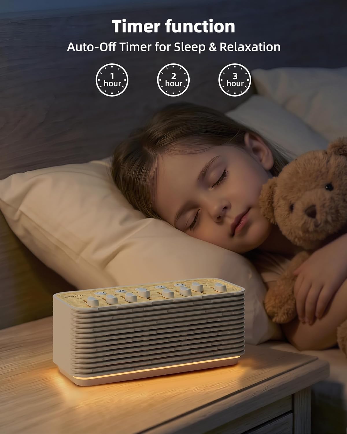 Sound Machine for Sleeping with White Noise encalife