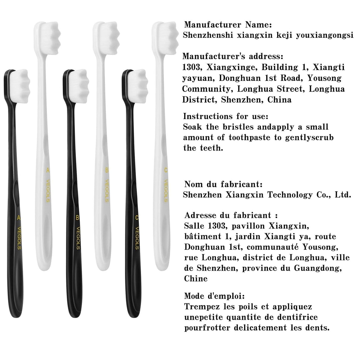 20,000-Bristle Ultra Soft Toothbrushes encalife