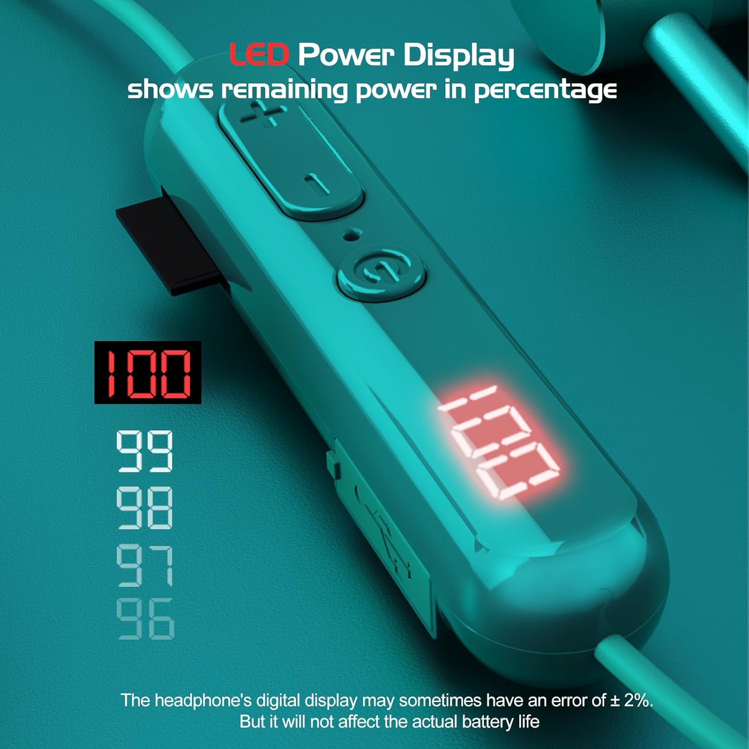 Neckband Bluetooth Headphones with 200H Playtime encalife