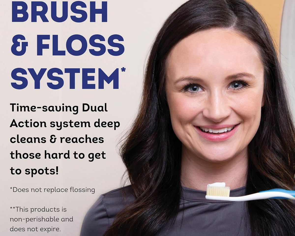 Soft Bristle Flossing Toothbrush 4-Pack encalife