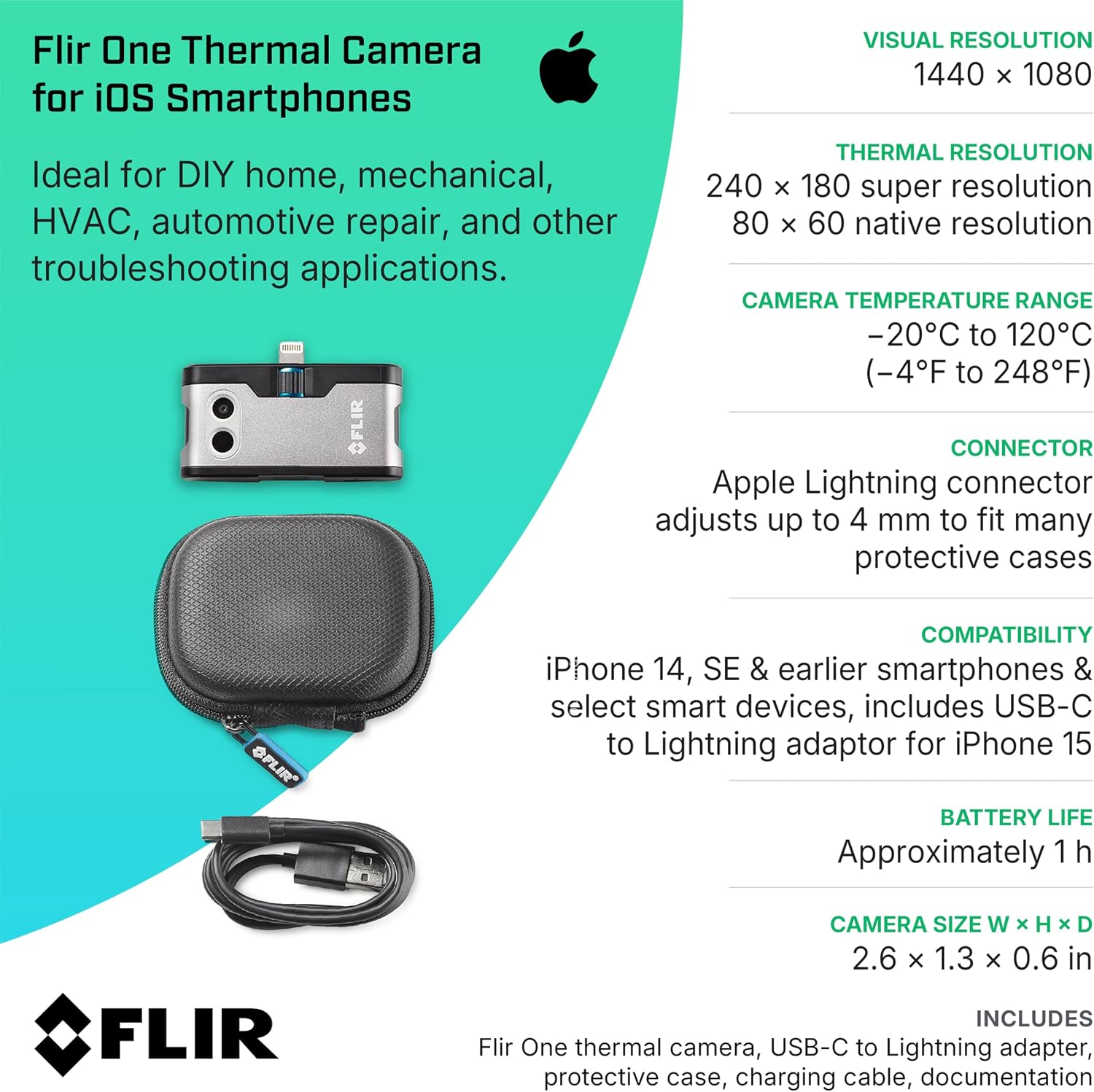 iPhone Thermal Imaging Camera With Super Resolution encalife