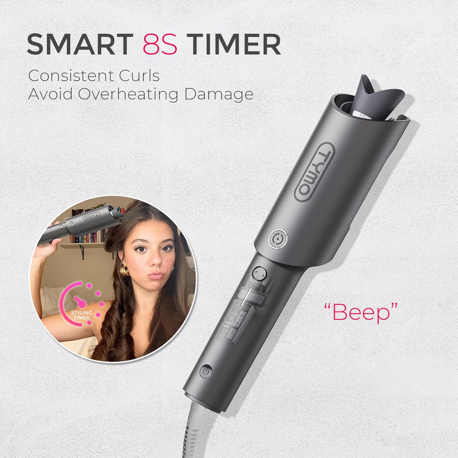 Automatic Curling Iron | Portable Beach Waves Hair Curler encalife