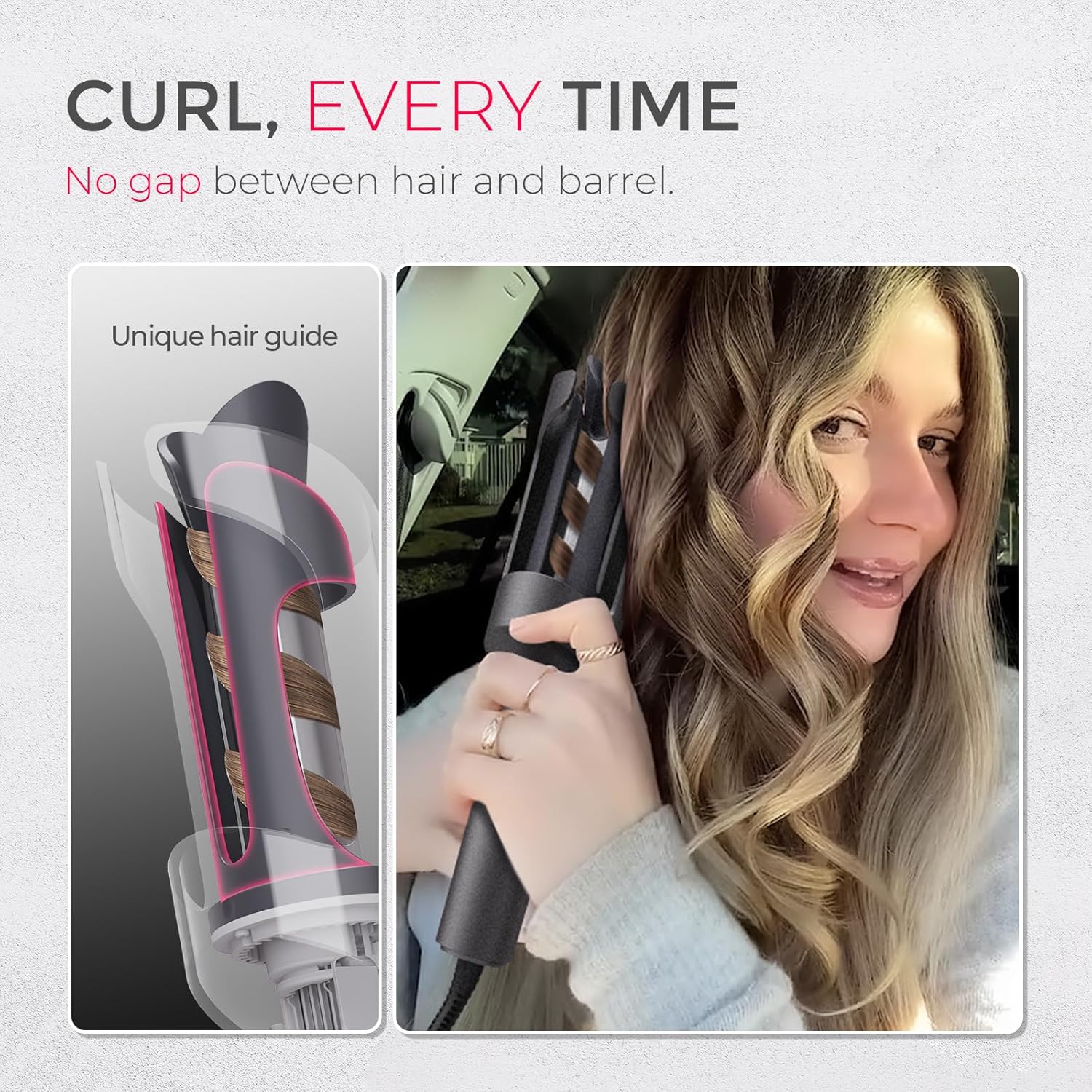 Automatic Curling Iron | Portable Beach Waves Hair Curler encalife