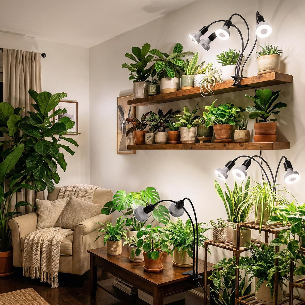Grow Light For Indoor Plants | Clip On Full Spectrum encalife