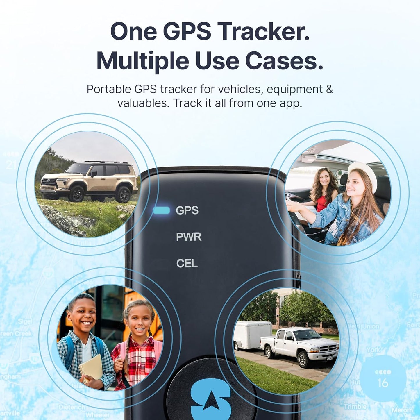 GPS Tracker Real-Time Vehicle Anti-Theft encalife